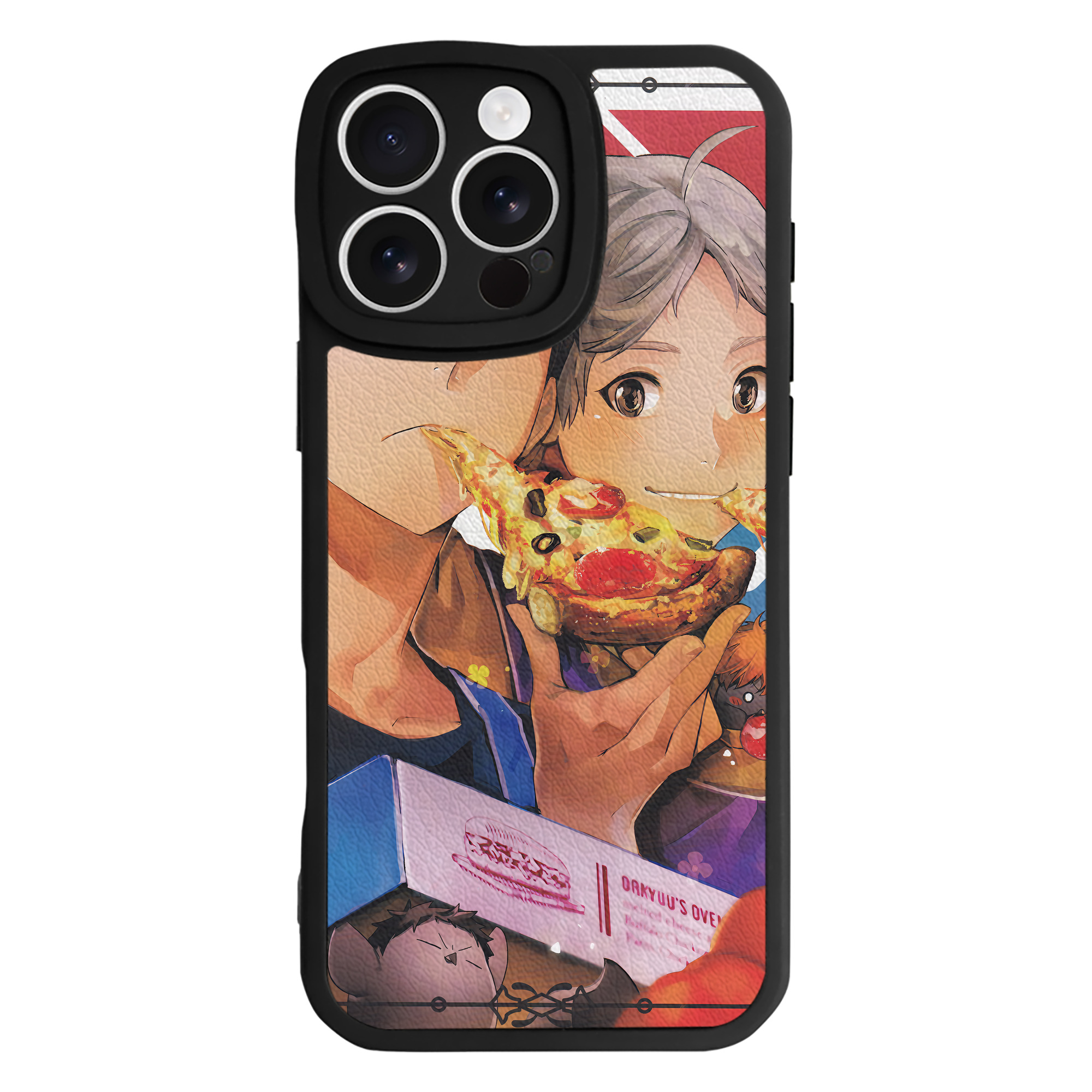 （画像用） ハイキュー!! Haikyu!! 【iPhone 16シリーズ対応】シリコンスマホケース（レザー調） 材質：シリコン
